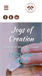 Mobile Screenshot of joysofcreation.com