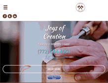 Tablet Screenshot of joysofcreation.com